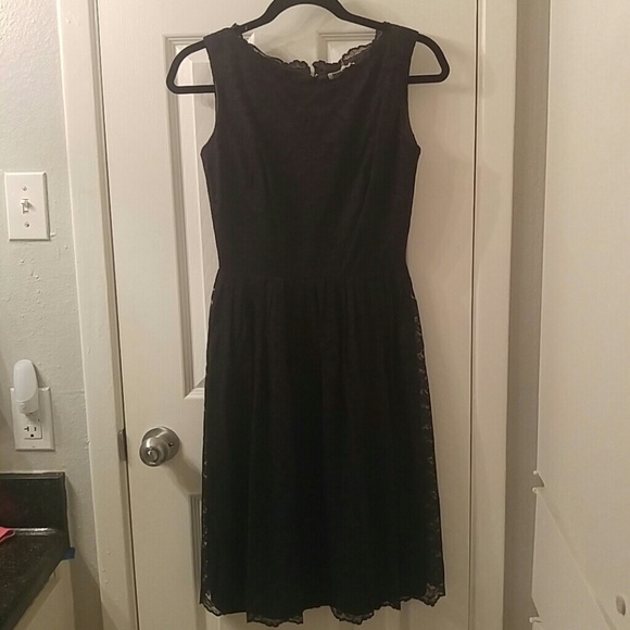 Vintage Black Lace Dress - Picture 5 of 8